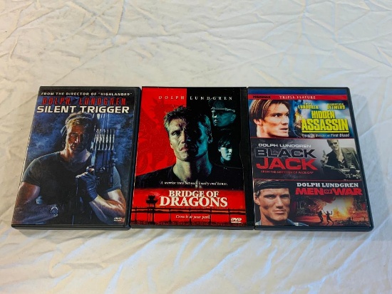 DOLPH LUNDGREN Lot of 5 DVD Movies