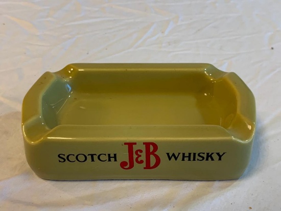Vintage J & B Scotch Whisky Ceramic 6" Ashtray by Wade PDM England