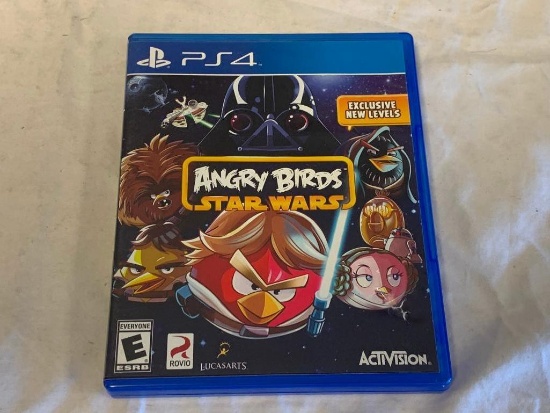 STAR WARS ANGRY BIRDS Playstation 4 PS4 Video Game-EX condition