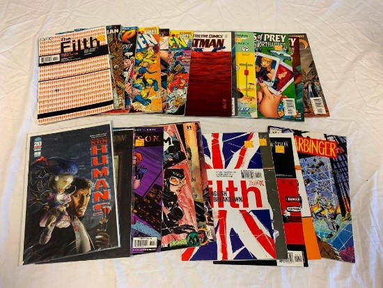 Lot of 26 Comic Books-Superman, Batman, The Filth, X-Men and others