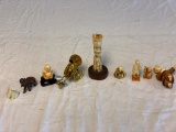 Lot of 9 Miniature oriental Figures