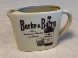 Vintage Burke & Barry Whiskey Pitcher