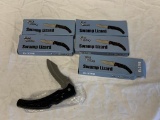 Lot of 5 Frost Cutlery Swamp Lizard Pocket Knife 5