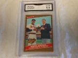 REGGIE JACKSON/MICKEY MANTLE 1986 Donruss Baseball Card Graded 6.5 EX-NM+