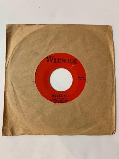 JOHNNY AND THE HURRICANES ?? ?? Red River Rock / Buckeye 45 RPM 1959 Record