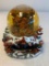 BEARS SNOW GLOBE LARGE MUSICAL MERRY GO ROUND