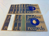 Lot of 12 1950's 60's Jubilee 45 RPM Records