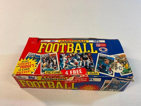 1987 Topps UK American Football wax Box - 48 Packs
