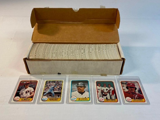 1981 Fleer Baseball Card Complete Set 1-660