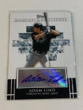 ADAM LIND 2008 Topps Baseball AUTOGRAPH Card