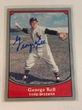 GEORGE KELL Red Sox AUTOGRAPH Baseball Card