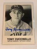 TONY CUCCINELLO Dodgers AUTOGRAPH Baseball Card