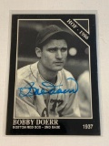 BOBBY DOERR Red Sox AUTOGRAPH Baseball Card