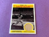 BOB FELLER 1956 Cleveland Stadium Seat Piece Card