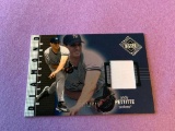 ANDY PETTITTE 2002 UD Baseball Game Used JERSEY Card. NM MINT condition