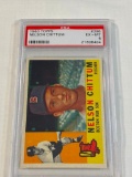 NELSON CHITTUM 1960 Topps Graded 6 EX-MT by PSA