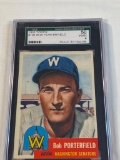 BOB PORTERFIELD 1953 Topps Baseball Graded 50 EX