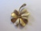 14K Gold 7g Flower Pendant w/ Empty Jewel Socket