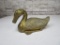 Brass duck figure 10 in long