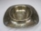 Vintage silver-plate dog water bowl