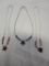 Lot of 3 fashion jewelry necklaces