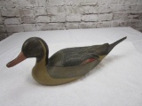 Hand painted wood duck decoy