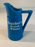 Teacher's Scotch Whisky ceramic Bar Pitcher