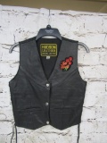 Leather Harley Davidson women's vest size XS