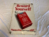 Vintage PALL MALL Cigarettes Metal Sign Embossed
