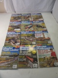 Lot of 12 Model Railroader Magazines