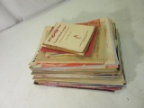 Large Lot of Vintage Sheet Music