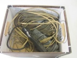 Box Lot of Extension Cords and Surge Protectors