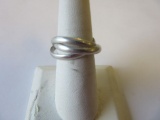 .925 Silver 6g Size 7 Three Interconnected Rings