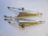 .925 Silver Large Native Styles Earrings 11.2g