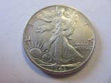 1943 .90 Silver Walking Liberty Half Dollar