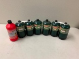 Lot of 6 Coleman Propane Fuel with Blend Fuel