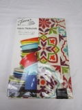 Fiesta fabric oblong table cloth 60in x 84in