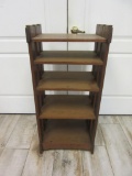 Vintage Small Wooden Shelving Unit
