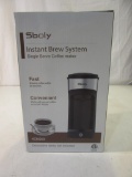 Sboly Instant Brew System Single Serve Coffee Maker NEW