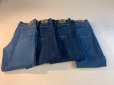 Lot of 4 Wrangler Mens Jeans 36x30 and 37x30