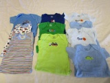 Lot of 10 Gerber baby boy onesies 3-6 mos.