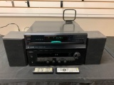 ONKYO Stereo Receiver with 6-Disc CD Changer + Speakers