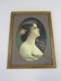 Framed Print of Victorian Lady 21