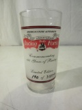 100th Anniversary Daily Racing Form Glass