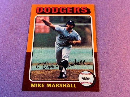 MIKE MARSHALL Dodgers 1975 Topps Baseball Card