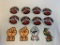 Lot of 12 KENPO KARATE Patches Logo, Fist, Dragon