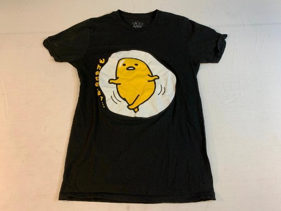 Gudetama Lazy Egg Funny T-Shirt size Medium