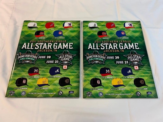 2 2011 Southern League Baseball All Star Programs