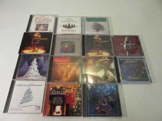 Lot of 14 Christmas Music CDs