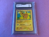 2014 Pokemon XY Pikachu Card Graded 8 NM MT